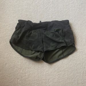 Camo lululemon speed up shorts